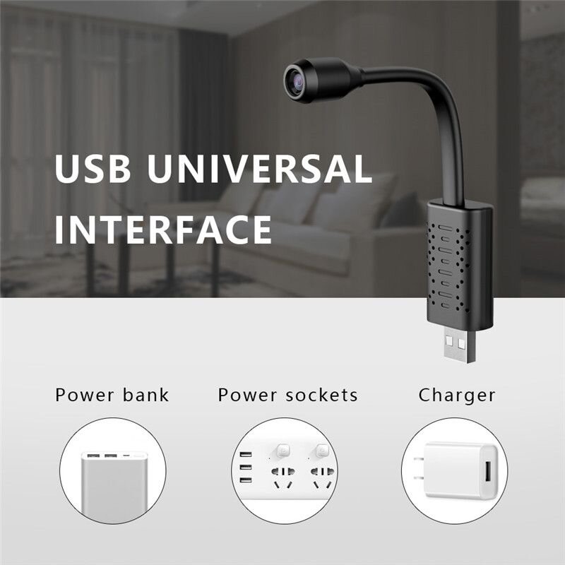 Wifi камера USB на гнучкому шлейфі Jianshu U21, запис 640x480P, без акумулятора, Iwfcam app — фото 8