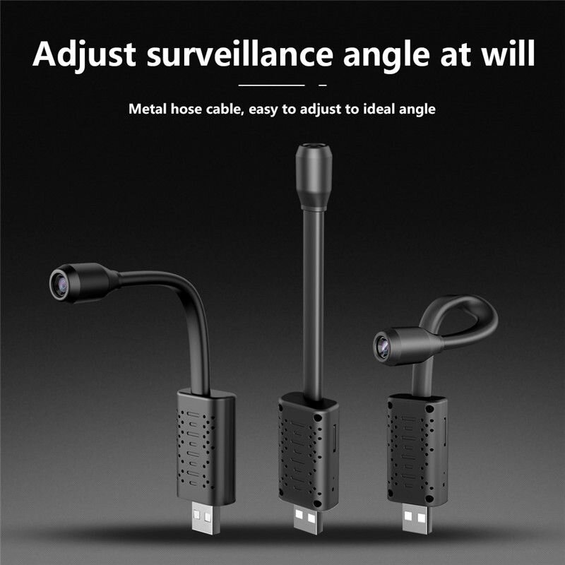 Wifi камера USB на гнучкому шлейфі Jianshu U21, запис 640x480P, без акумулятора, Iwfcam app — фото 9