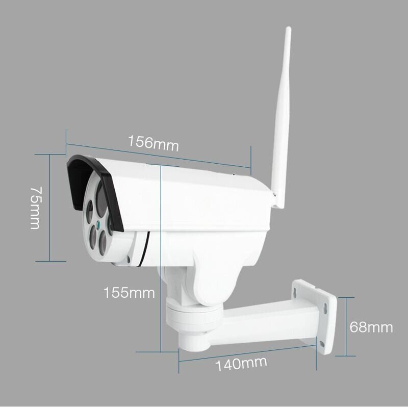 Wifi камера вулична поворотна PTZ з 5Х наближенням Boavision B989W, 5 мегапікселів — фото 10
