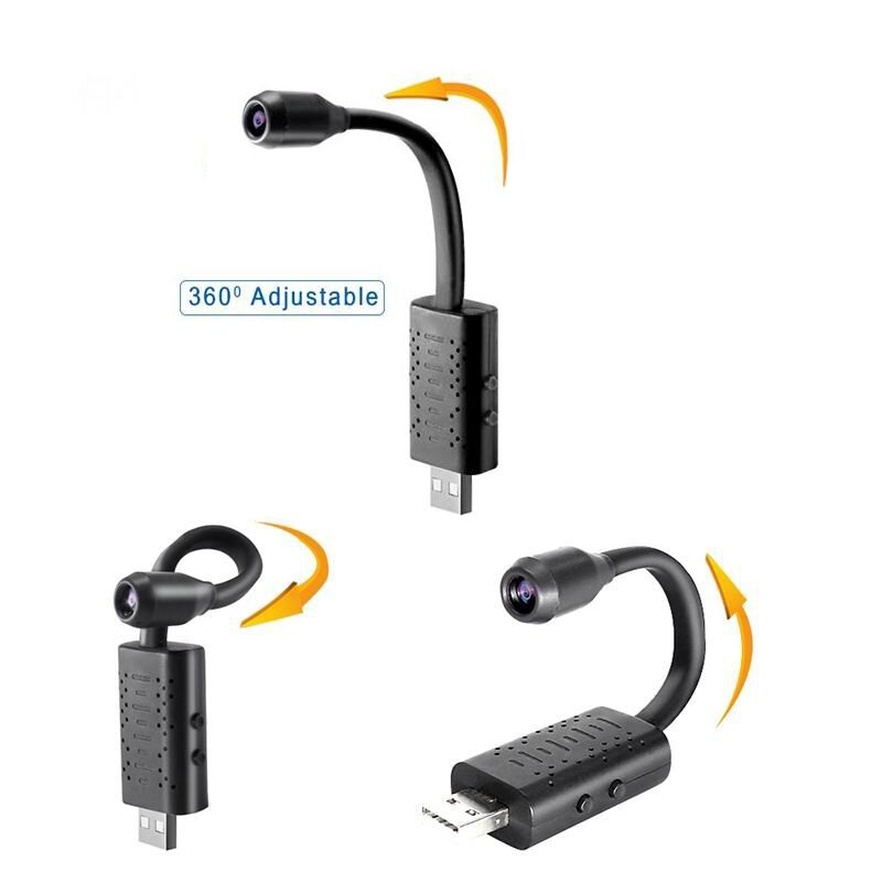 Міні wifi камера USB на гнучкому шлейфі Nectronix U21, запис 1280x720P, V380pro (Товар з дефектом) — фото 10