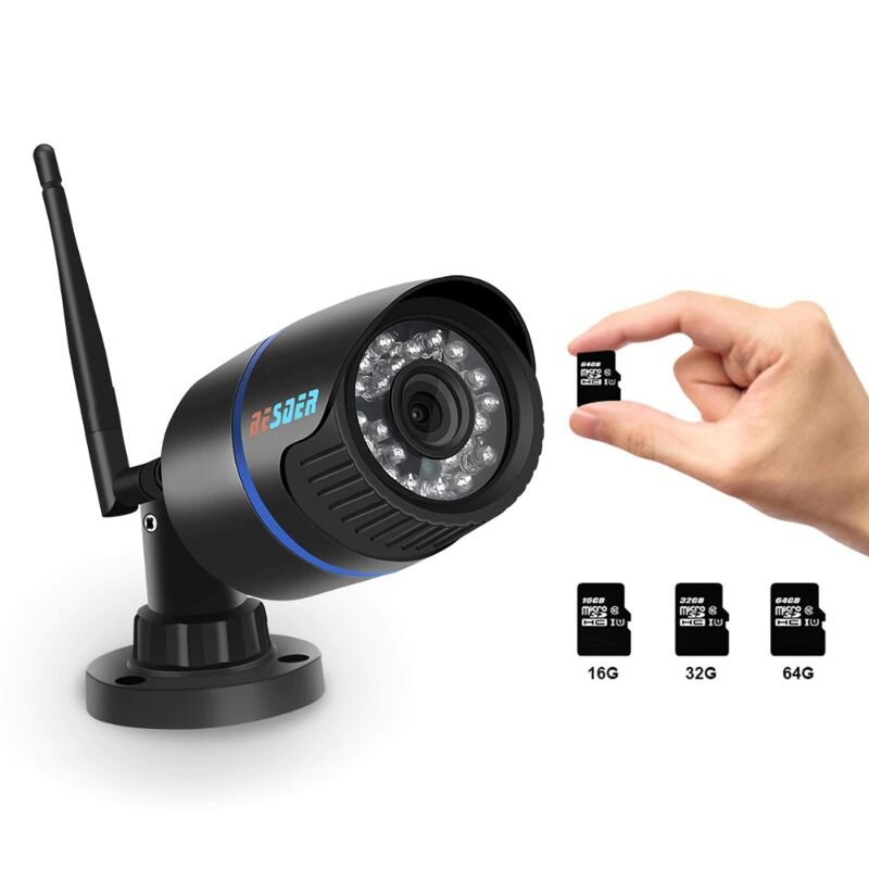 Wifi камера відеоспостереження бездротова вулична Besder JW201, 2 мегапікселя, HD 1080P, SD до 64 Гб — фото 10