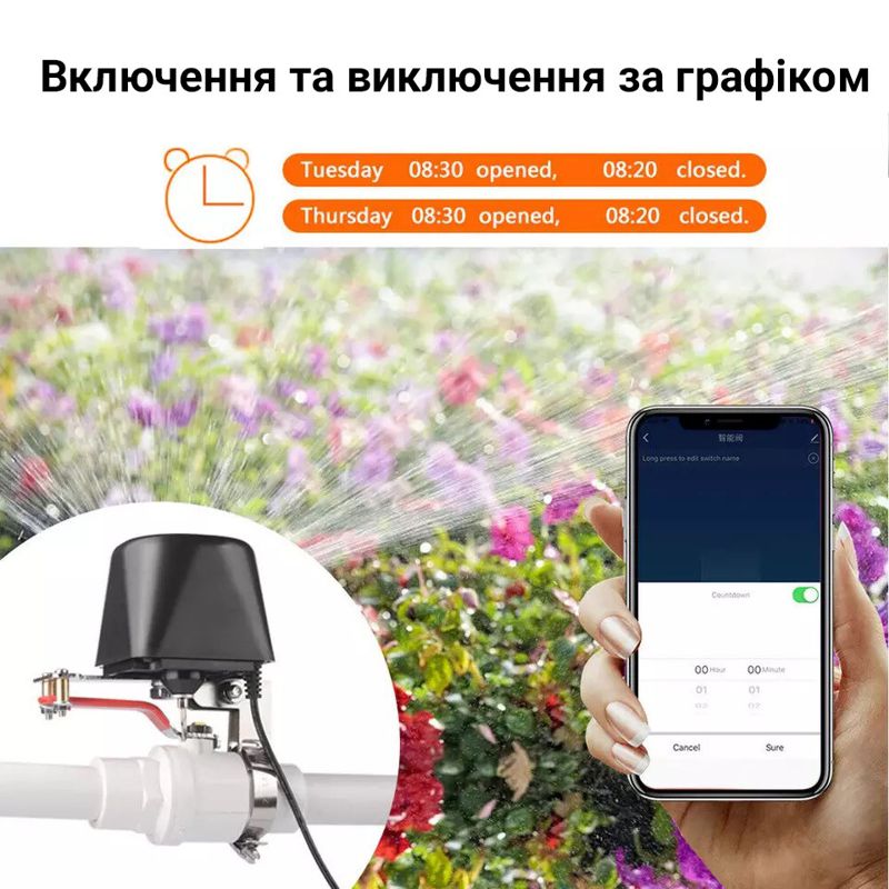 Електропривід шарового крану wifi сервопривід бездротовий 12 вольт для кранів 3/4 дюйма Nectronix CW-20DN — фото 9